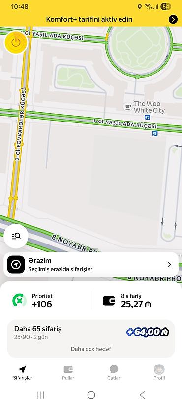 Taksi sürücüsü tələb olunur, Şəxsi nəqliyyat vasitəsi ilə, İşəmuzd ödəniş