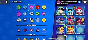 Digər kolleksiyalar: Brawl Stars və Clash royale hesabı birlikde 20azn - Kuboklar: 32 926+ — 4