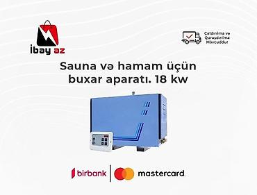 buxar ütüsü qiyməti: Sauna və hamam üçün buxar aparatı. 18 kw Model: FAA 180 Ölçüləri — 1