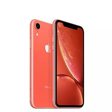 iphone 112: IPhone Xr, Б/у, 128 ГБ, Коралловый, Защитное стекло, Чехол, 86 % — 1