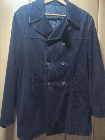 crna sitni somot: Muški sako kaput od somota predivan model nije kratak malo je duži