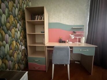 Uşaq masaları: Oğlan və qız üçün, Siyirməli, Yazı masası, Stulsuz