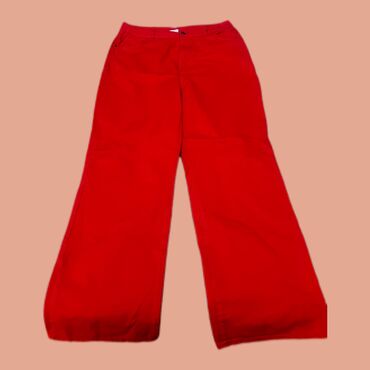 женские брюки в полоску: Брюки XL (EU 42), 2XL (EU 44), цвет - Красный