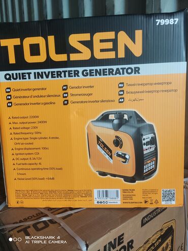 Генераторы: Генератор бензиновый tolsen.79993 номинальная мощность-7,5кв at lalafo.kg — 9 Генераторы: Генератор бензиновый tolsen.79993 номинальная мощность-7,5кв — 9
