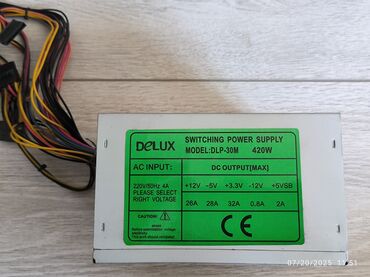 блоки питания для серверов delta electronics: Азыктандыруу блогу, Колдонулган, Delux, 420 Вт, 420 Вт