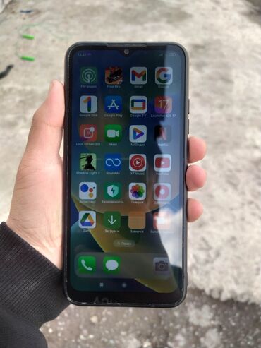 ош телефон бу: Xiaomi, Redmi 9A, Б/у, 32 ГБ, цвет - Голубой