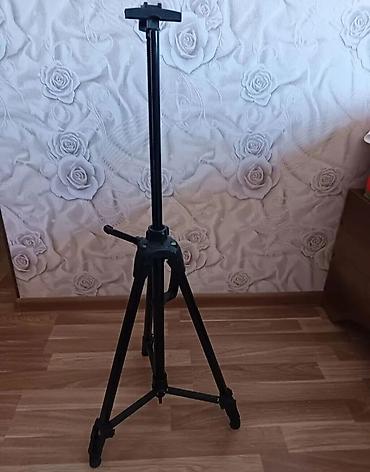tripod telefon tutucu: Foto/video üçün təkayaqlı başlı üçayaq (tripod) - Material: yüngül — 1