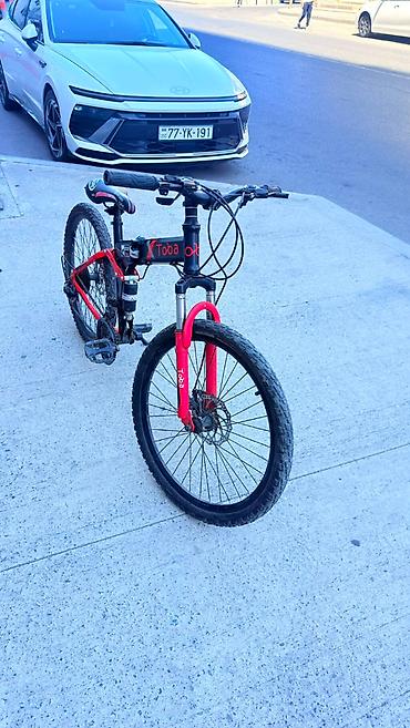 velosipedler: Toba qatlanan mtb velosipedi - Əyləclər: ön disk əyləc, arxa — 8