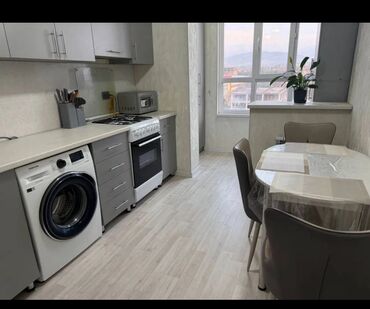 квартира курчатова: 1 бөлмө, 36 кв. м, Элитка, 9 кабат, Евроремонт