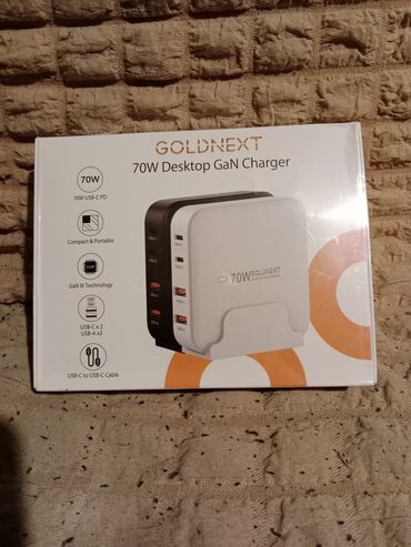 Punjači: GOLDNEXT 70W Desktop GaN punjač - GaN III tehnologija za visoku — 1