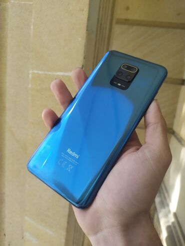 Xiaomi: Xiaomi Redmi Note 9S, 64 GB, rəng - Göy, 
 Barmaq izi, Face ID