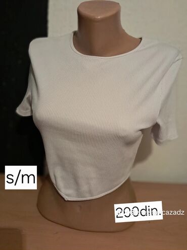 Majice kratkih rukava: Zara, S (EU 36), Saten, bоја - Šareno — 22