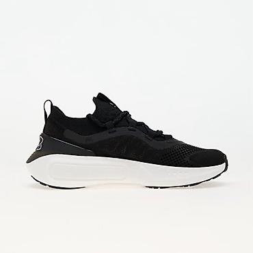 under armour: Under Armour HOVR Phantom 4 qaçış krosovkaları - Rəng: qara/ağ - Üst — 2