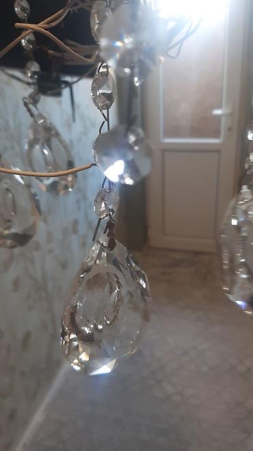 Çılçıraq, 5 lampa, Xrustal