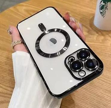 2 hand phone: Elegantna zaštitna maska za iPhone sa MagSafe kompatibilnošću - Tvrda — 1