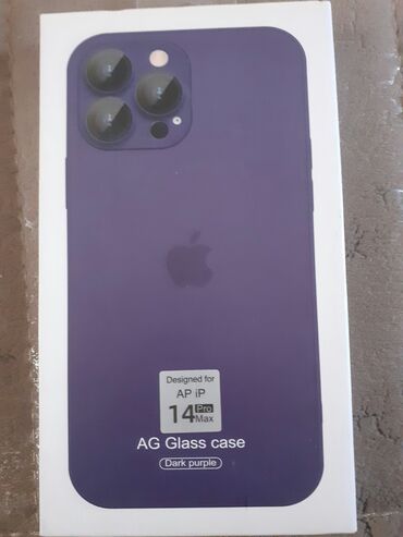 Kabrolar: IPhone 14 Pro Max üçün nəzərdə tutulmuş tünd bənövşəyi rəngdə AG şüşə