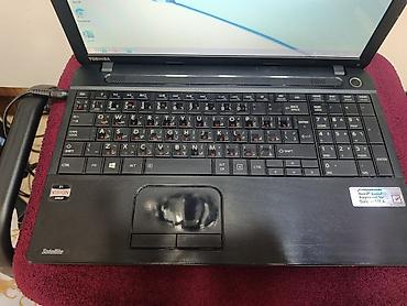 Toshiba: Toshiba noutbuk satılır. Əsas xüsusiyyətlər: - Prosessor: AMD E1-1200 — 6