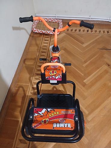 Velosipedlər: Uşaq üçtəkərli velosipedi – RAMBO Baby modeli - Rəng: narıncı-qara — 2