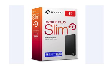 hard disk 3 tb: Xarici Hard Disk "Seagate Backup Plus Slim 1TB"