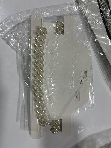 Bijuteriya dəstləri: Qadın aksesuarları seti – müxtəlif qolbaq və zəncirlər - Klassik inci — 26