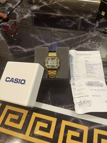 herbi qol saatlari: Б/у, Наручные часы, Casio, цвет - Золотой