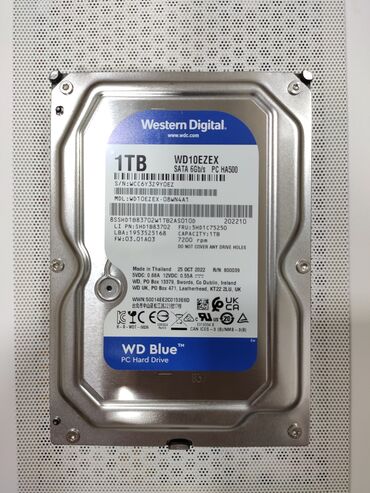 Жёсткие диски (HDD): Внутренний Накопитель SSD Western Digital (WD), 1 ТБ, 3.5"