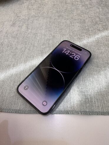 Apple iPhone: IPhone 14 Pro, Колдонулган, 128 ГБ, Black Titanium, Каптама, Коргоочу айнек, 88 %