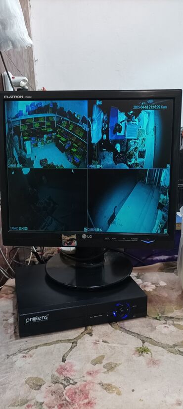 kamera aparat: DVR APARATI 4 PORT 4 KAMERA MONİTOR QİDA BLOKU KOMPLEKT SATILIR