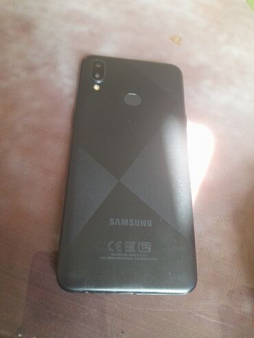 флай плюс телефон: Samsung A10s, 2 GB, цвет - Черный, Сенсорный, Отпечаток пальца, Две SIM карты