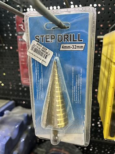 керно: Ступенчатое сверло (Step Drill) 4–32 мм - Диапазон диаметров: от 4 до — 1