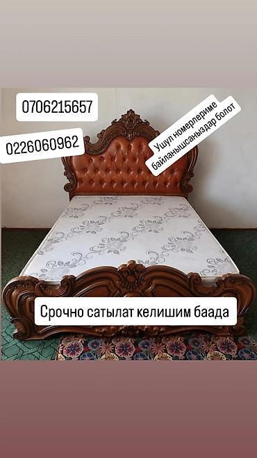 Спальный гарнитур, Новый, Двуспальная кровать, Дерево, Самовывоз, цвет - Коричневый — 2