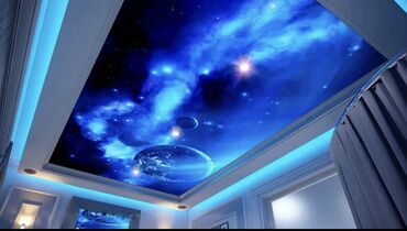 Натяжной потолок: Натяжной потолок 3D потолки, Глянцевое, Матовое Бесплатная консультация, Демонтаж, Монтаж — 8