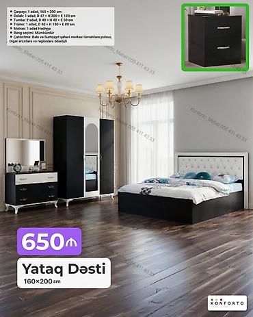 Yataq Dəsti – 160×200 sm Komplekt: - Çarpayı: 1 ədəd, 160×200 sm - lalafo.az -da Yataq Dəsti – 160×200 sm Komplekt: - Çarpayı: 1 ədəd, 160×200 sm -