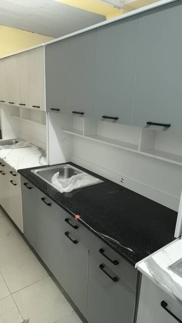 Кухонные гарнитуры: Кухонный гарнитур, Новый, цвет - Белый, ДСП, Платная доставка — 15