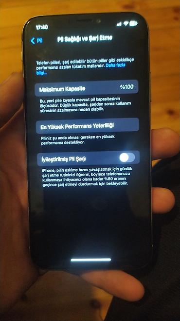 iphone 15 mavi: IPhone X, 256 GB, Ağ, Face ID — 5