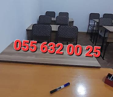 Ofis mebeli: Tədris kursları üçün stol stul dəstinin sexdən birbaşa satışı var — 10