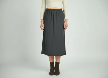 spódnice rozkloszowane midi plus size: Women`s skirt, size S