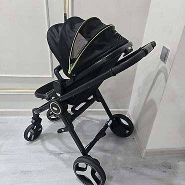 универсальные коляски chicco trio sprint: Коляска, Chicco, цвет - Черный, Б/у — 7
