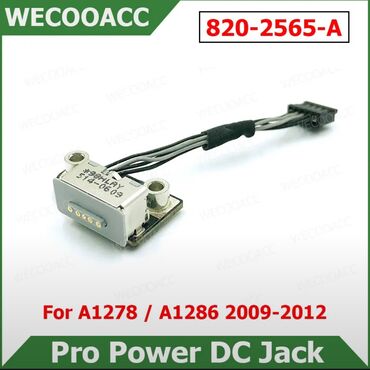 аккумулятор macbook: Оригинальный зарядный порт питания DC Jack Плата 820-2565-А для