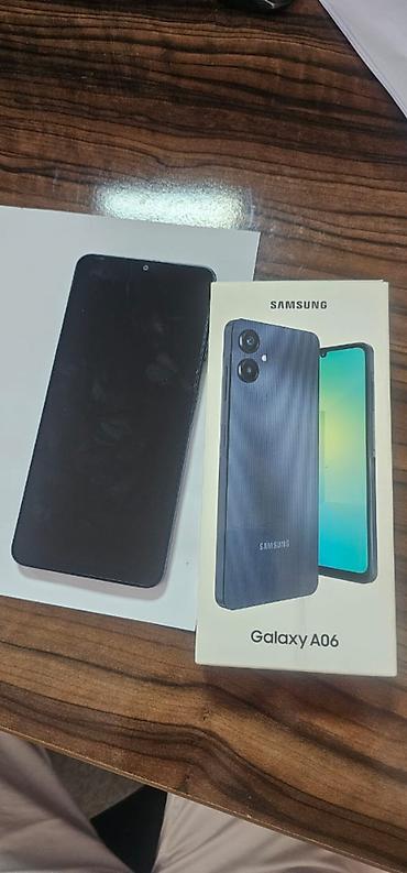 note 2: Samsung Galaxy A06, Новый, 128 ГБ, цвет - Синий, 2 SIM — 1