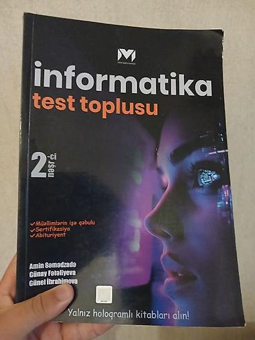 quran erebce kitab: Məhsul: “Informatika test toplusu” – 2-ci nəşr Təsvir: - Müəllimlərin — 1