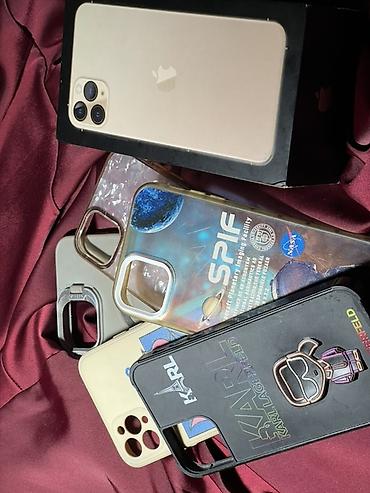 Уюлдук телефондор жана аксессуарлар: IPhone 11 Pro Max, Колдонулган, 256 ГБ, Алтын, Каптама, Куту, 75 % — 6