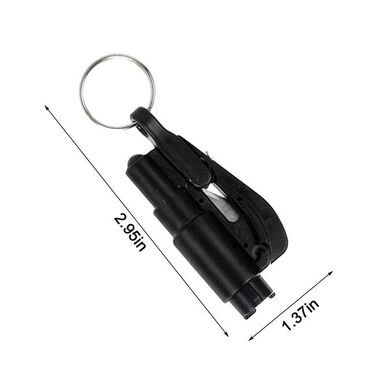 брелок для ключей машины: 3 в 1 портативный автомобильный брелок для ключей, резак ремня