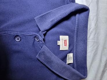 levi s usa: Мужская футболка, L, LeviS, Б/у, цвет - Синий, Самовывоз — 3