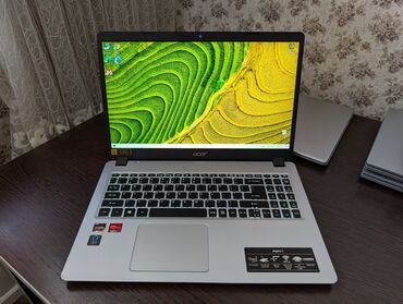 внешние жесткие диски usb type c: Ноутбук, Acer, 6 ГБ ОЭТ, AMD Ryzen 3, 15.6 ", Колдонулган, Жумуш, окуу үчүн, эс тутум NVMe SSD
