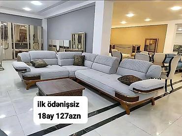 Divanlar: Künc divan kolleksiyası - Müasir dizaynlı L-şəkilli künc divanlar - — 23