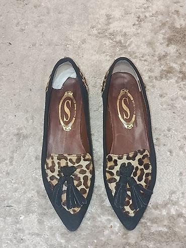 peko cipele: Hand made kozne zenske mokasine sa leopard uzorkom od prirodne dlake i — 3