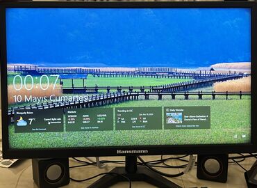 Monitorlar: Salam 75 hz dir 24 inch hansmann markasıdır heçbir problemi yoxdur