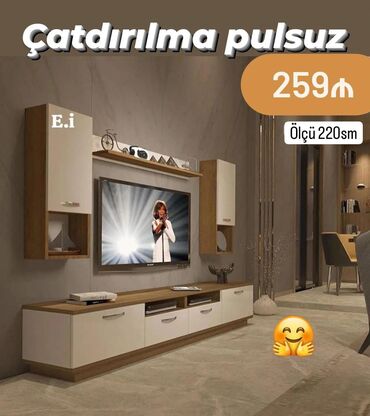 Masa və oturacaq dəstləri: TV stend yeni