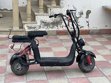 elektrikli scooter tap az: Elektrik skuter – fat-təkərli, iki oturacaqlı şəhər modeli — 5